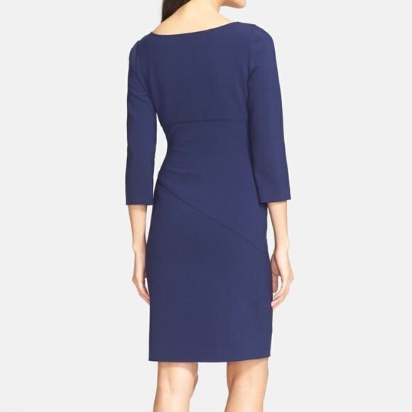 Diane Von Furstenberg DVF 3/4 Sleeve Sheath Dress - Picture 3 of 11